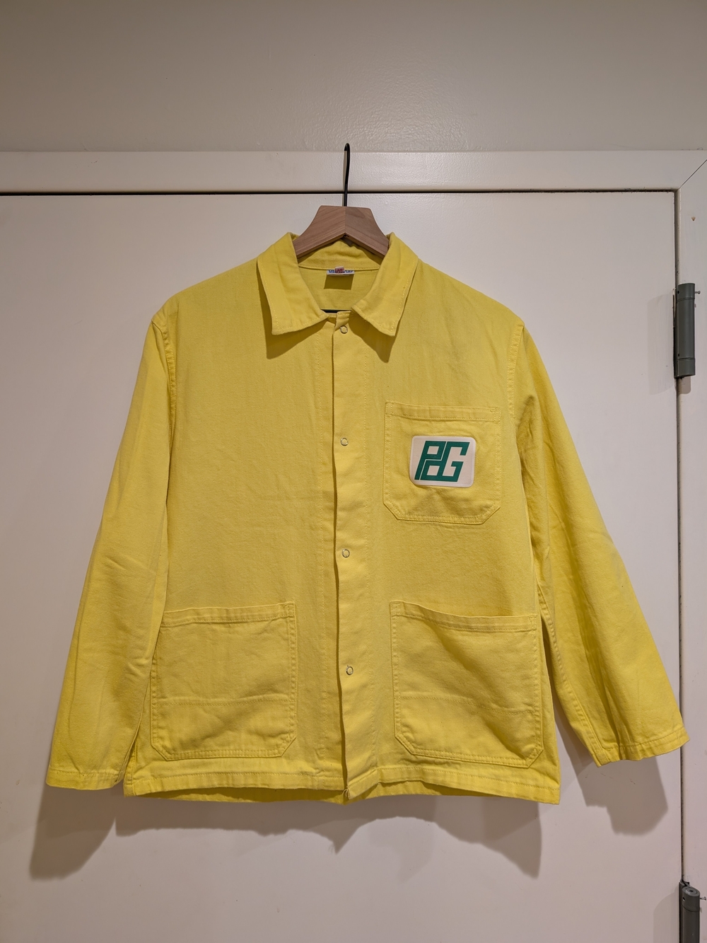 Dickies Yellow Cotton Work Jacket(Medium)